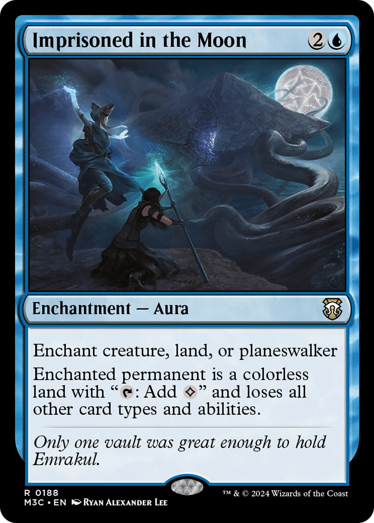 Imprisoned in the Moon (Ripple Foil) [Modern Horizons 3 Commander] | Tabernacle Games