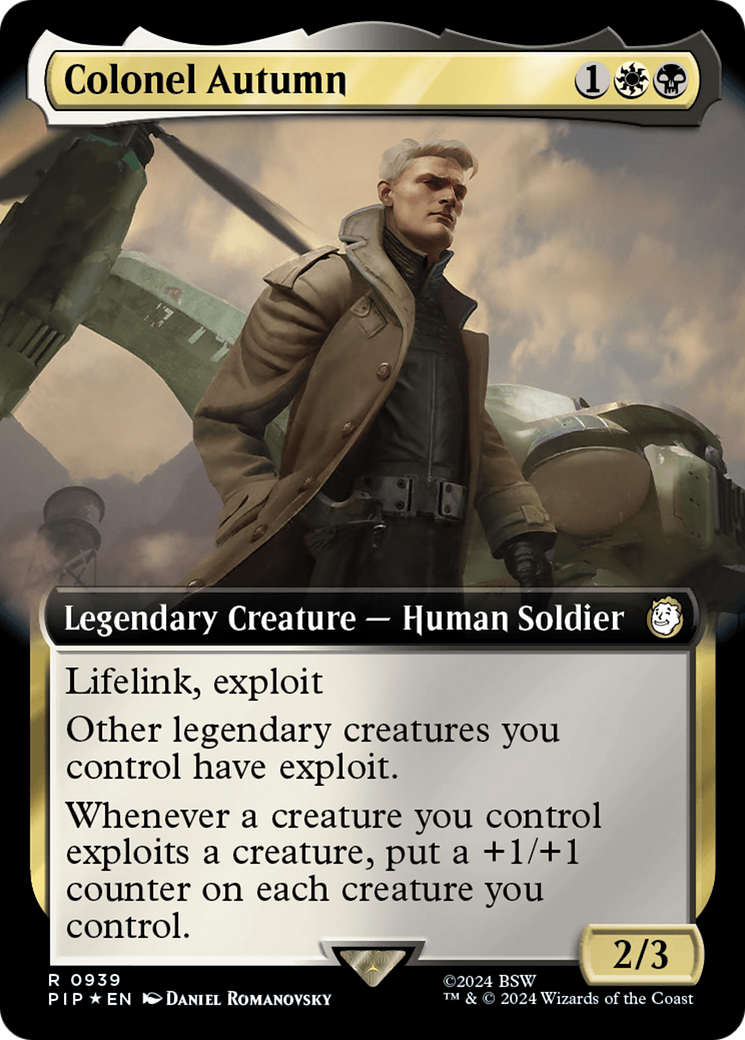 Colonel Autumn (Extended Art) (Surge Foil) [Fallout] | Tabernacle Games