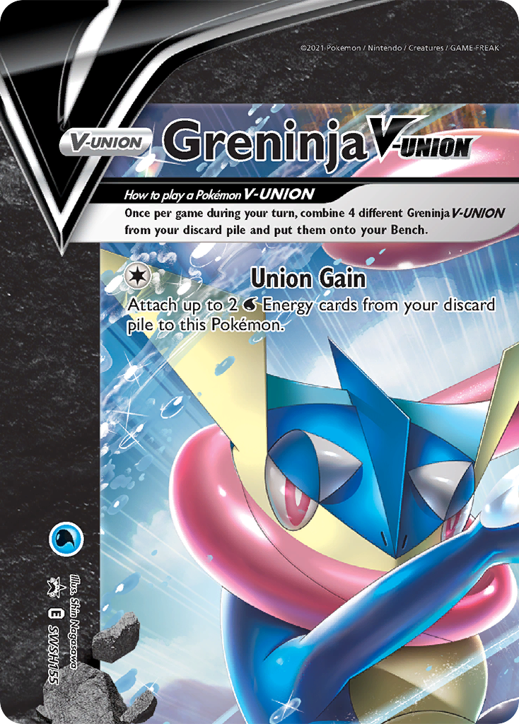 Greninja V-Union (SWSH155) [Sword & Shield: Black Star Promos] | Tabernacle Games