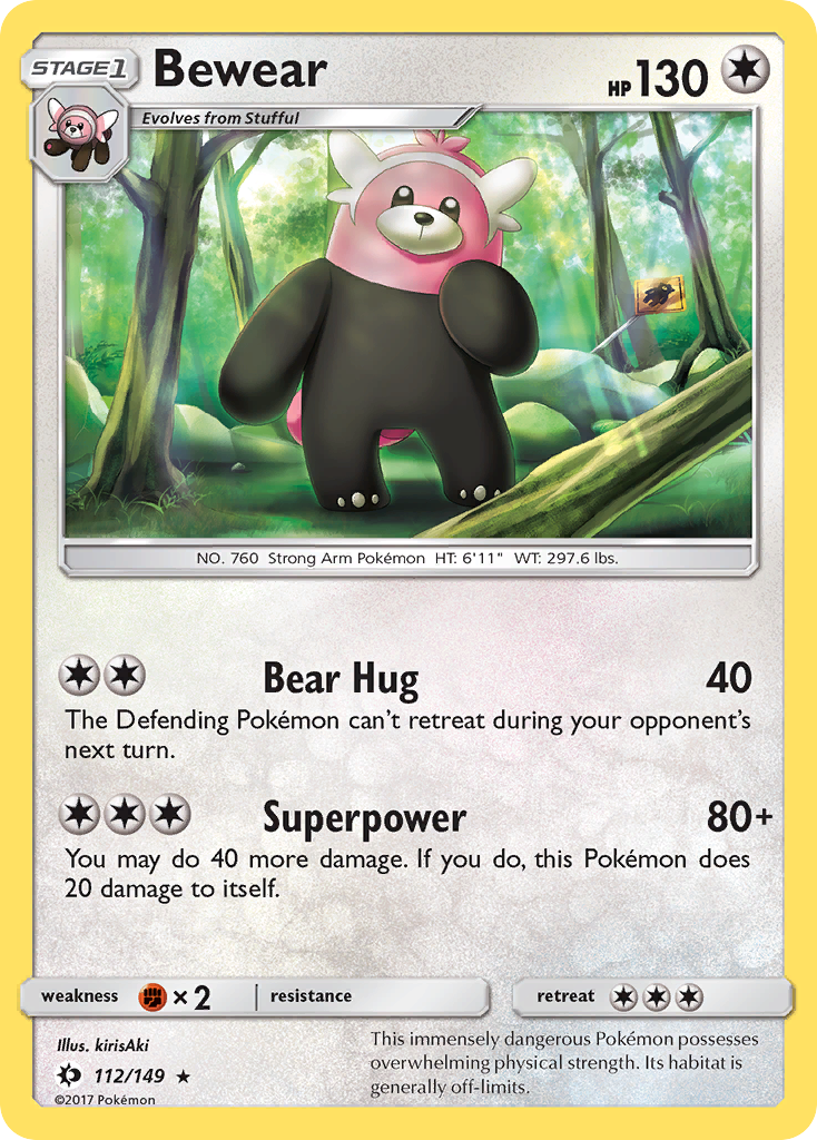 Bewear (112/149) [Sun & Moon: Base Set] | Tabernacle Games