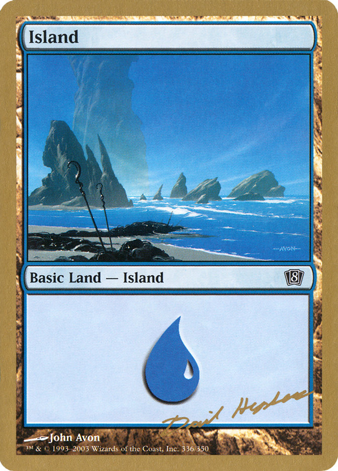 Island (dh336) (Dave Humpherys) [World Championship Decks 2003] | Tabernacle Games