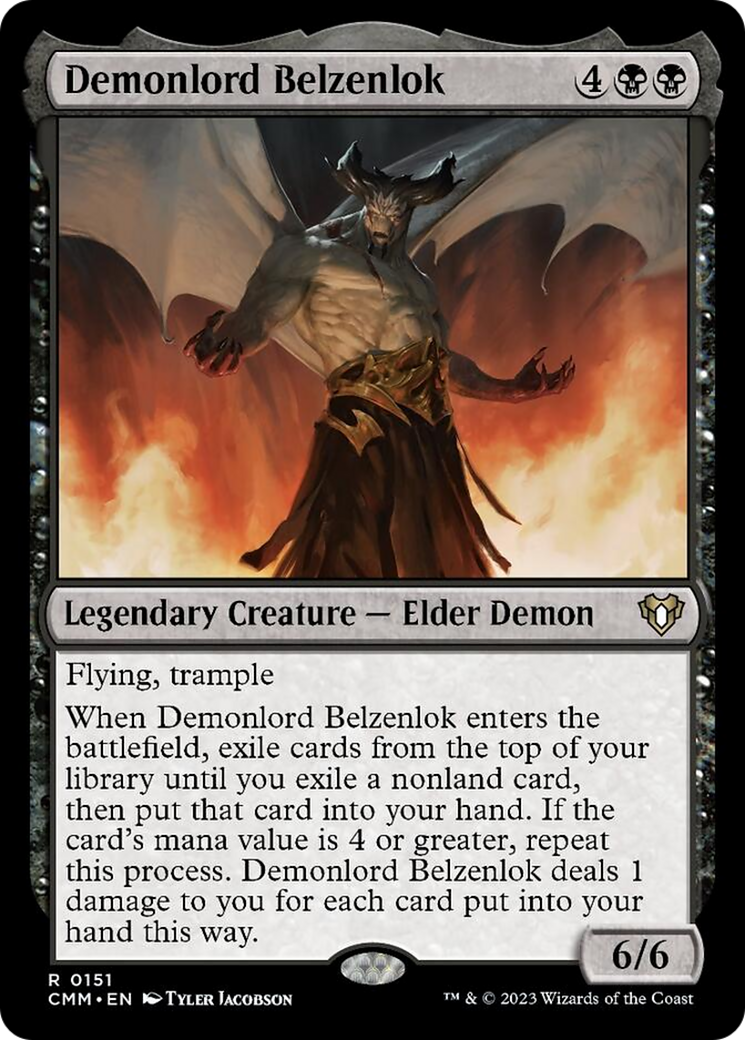 Demonlord Belzenlok [Commander Masters] | Tabernacle Games