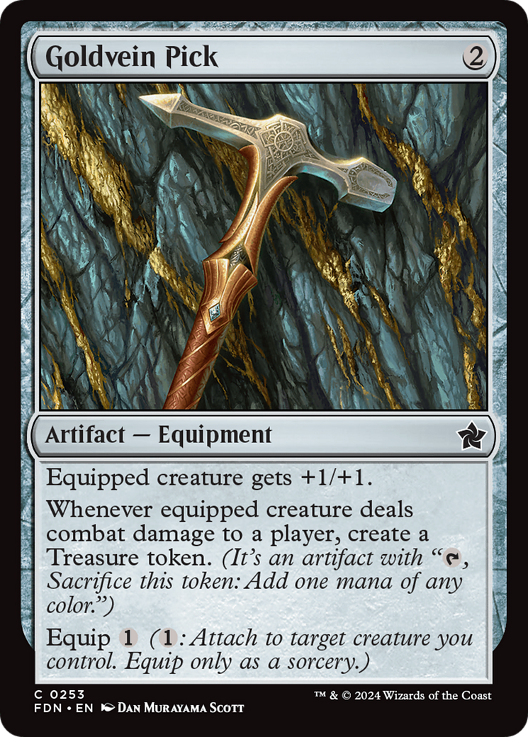 Goldvein Pick [Foundations] | Tabernacle Games
