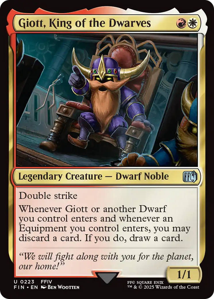 Giott, King of the Dwarves [FINAL FANTASY] | Tabernacle Games