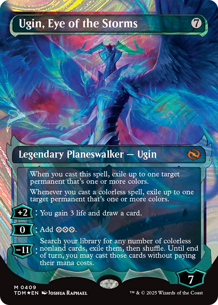 Ugin, Eye of the Storms (Showcase) (Halo Foil) [Tarkir: Dragonstorm] | Tabernacle Games