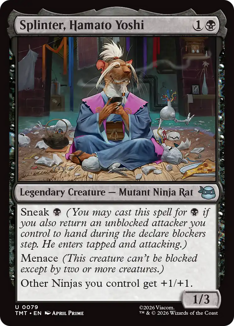 Splinter, Hamato Yoshi [Teenage Mutant Ninja Turtles] | Tabernacle Games