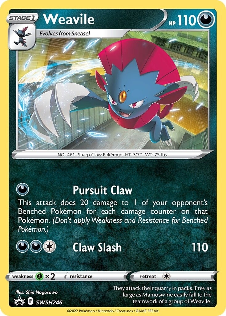 Weavile (SWSH246) [Sword & Shield: Black Star Promos] | Tabernacle Games