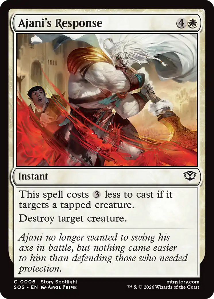 Ajani's Response [Secrets of Strixhaven] | Tabernacle Games