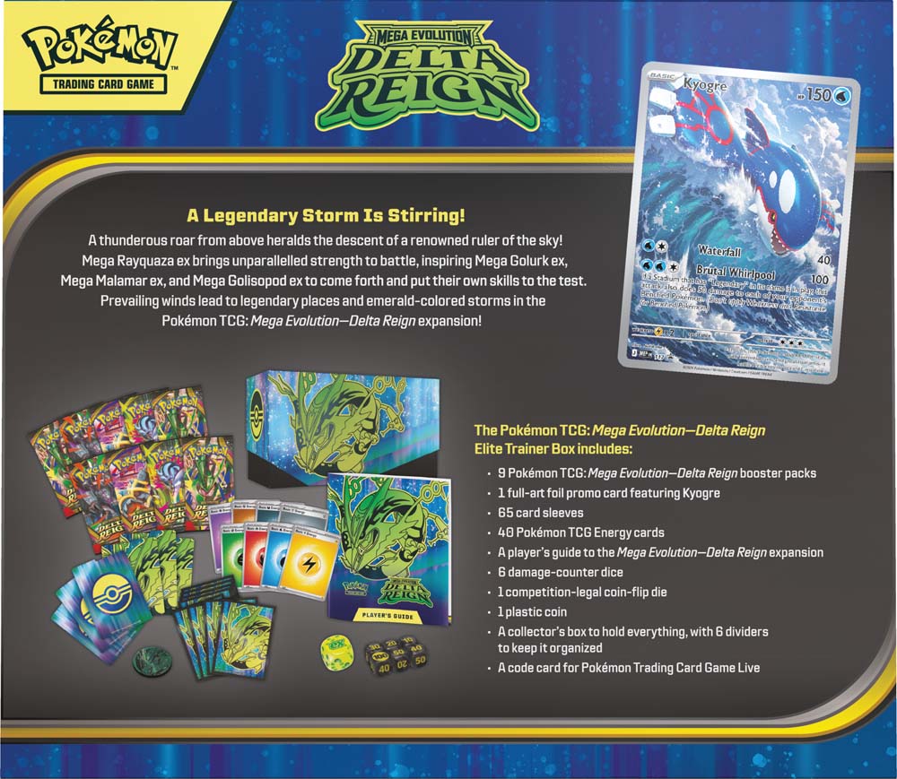 [LIMIT ONE PER PERSON | PREORDER 6 NOV] Delta Reign Elite Trainer Box | Tabernacle Games