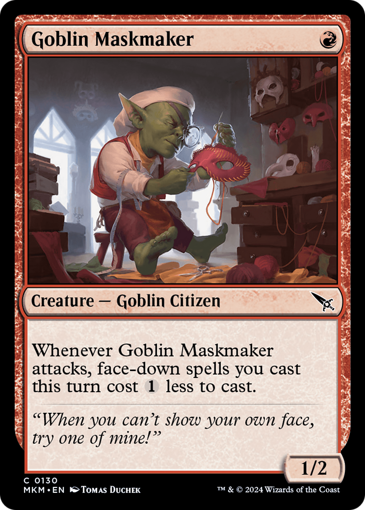Goblin Maskmaker [Murders at Karlov Manor] | Tabernacle Games