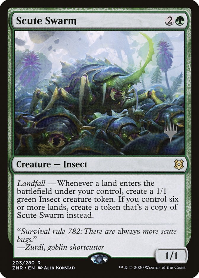Scute Swarm (Promo Pack) [Zendikar Rising Promos] | Tabernacle Games