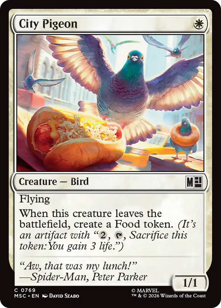 City Pigeon [Marvel Super Heroes Commander] | Tabernacle Games