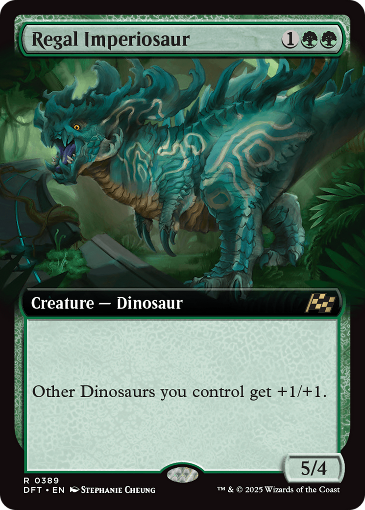 Regal Imperiosaur (Extended Art) [Aetherdrift] | Tabernacle Games