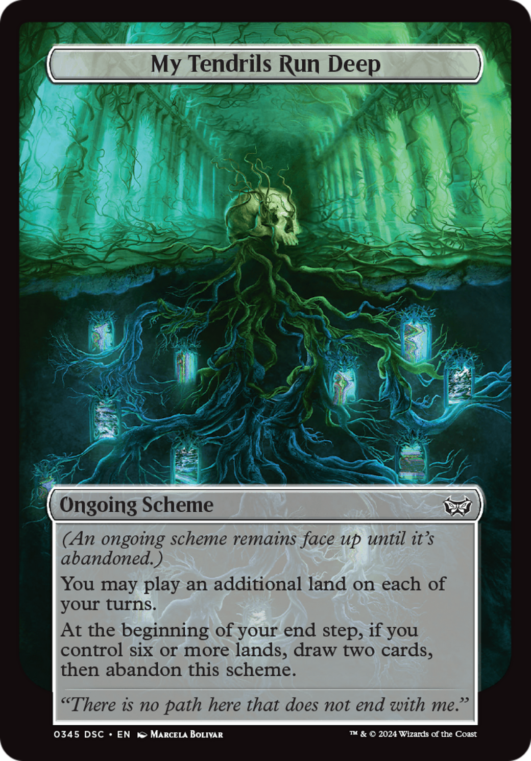 My Tendrils Run Deep (Full Art) [Duskmourn: Archenemy] | Tabernacle Games