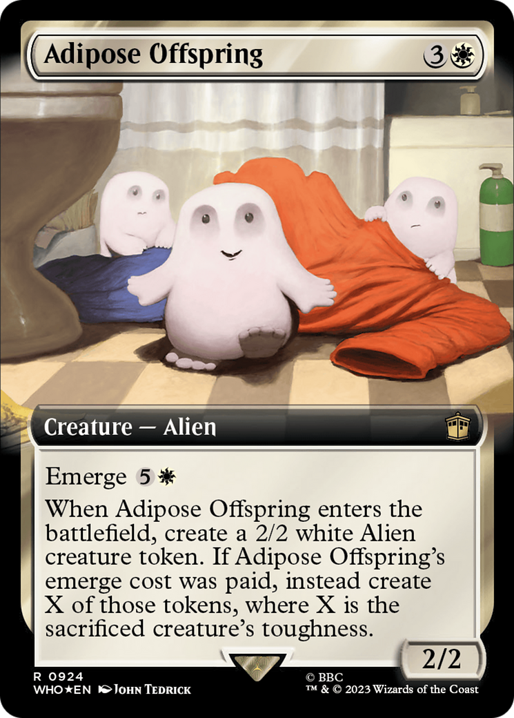 Adipose Offspring (Extended Art) (Surge Foil) [Doctor Who] | Tabernacle Games