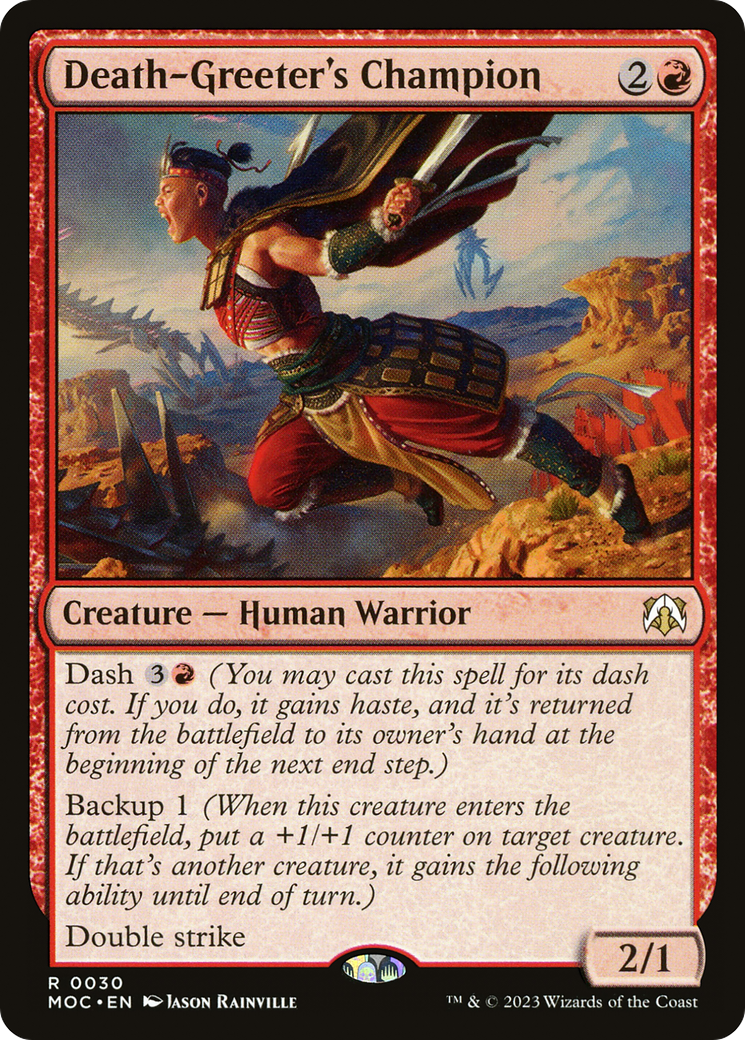 Death-Greeter's Champion [March of the Machine Commander] | Tabernacle Games