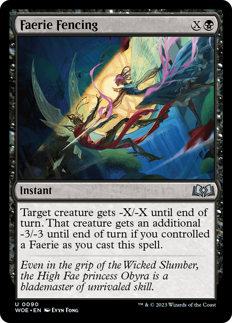 Faerie Fencing [Wilds of Eldraine] | Tabernacle Games