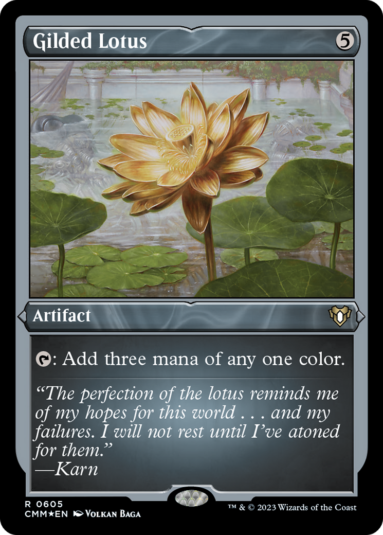 Gilded Lotus (Foil Etched) [Commander Masters] | Tabernacle Games