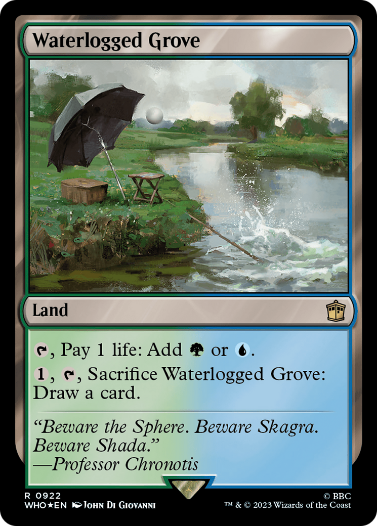 Waterlogged Grove (Surge Foil) [Doctor Who] | Tabernacle Games