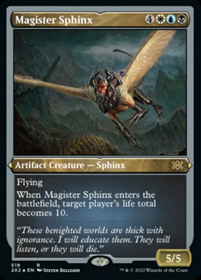 Magister Sphinx (Foil Etched) [Double Masters 2022] | Tabernacle Games