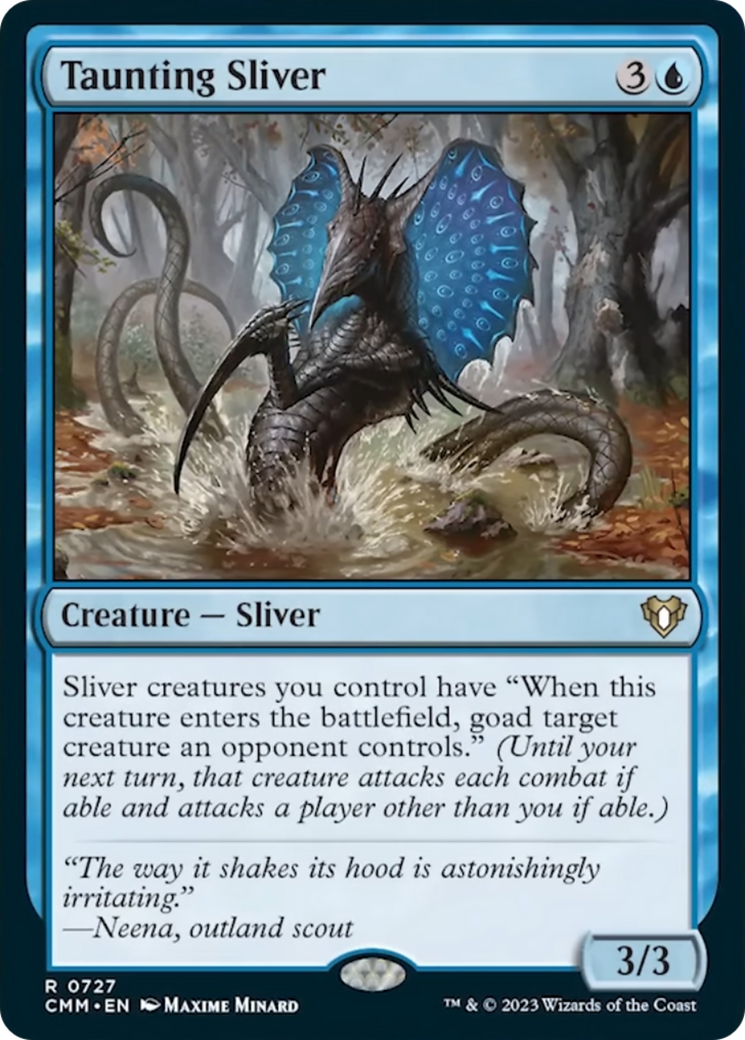 Taunting Sliver [Commander Masters] | Tabernacle Games