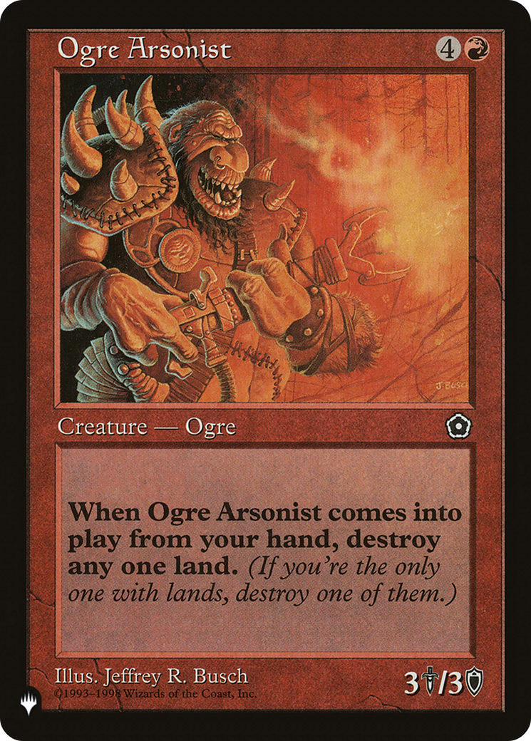 Ogre Arsonist [The List Reprints] | Tabernacle Games