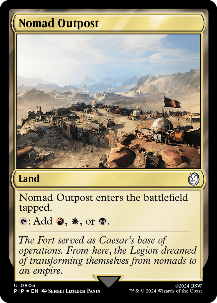 Nomad Outpost (Surge Foil) [Fallout] | Tabernacle Games