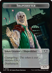Shapeshifter // Golem (0013) Double-Sided Token [Edge of Eternities Commander Tokens] | Tabernacle Games