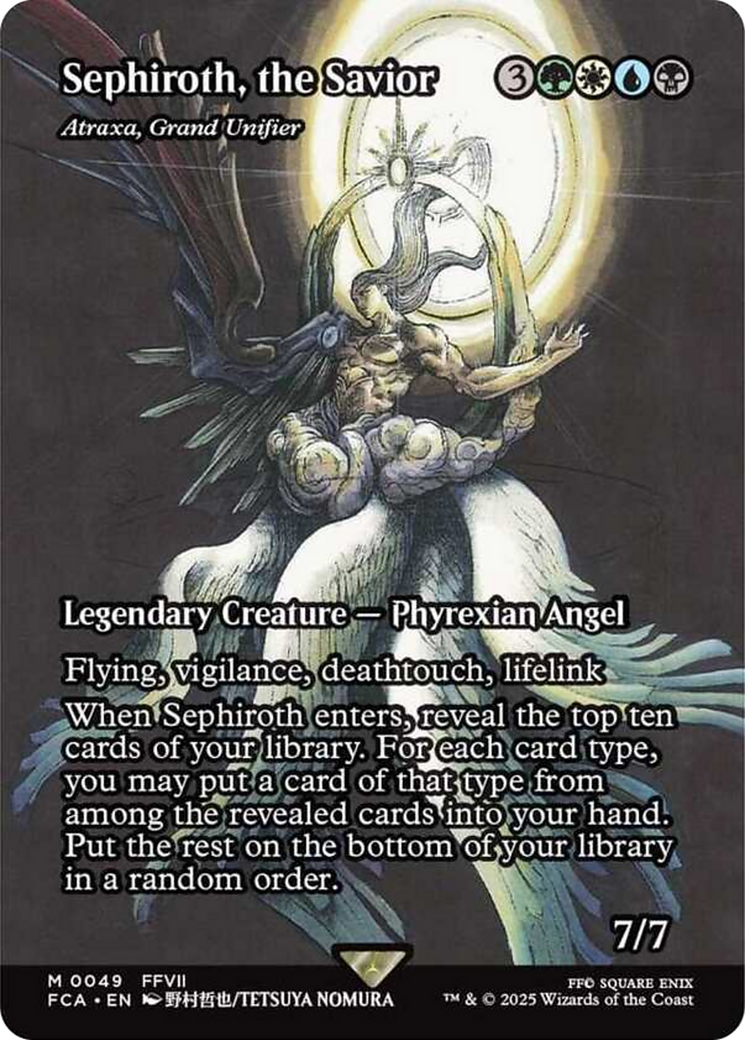 Sephiroth, the Savior - Atraxa, Grand Unifier (Showcase) [FINAL FANTASY : Through the Ages] | Tabernacle Games