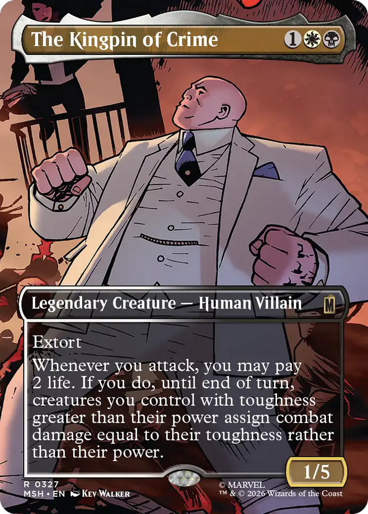 The Kingpin of Crime (Borderless) (0327) [Marvel Super Heroes] | Tabernacle Games
