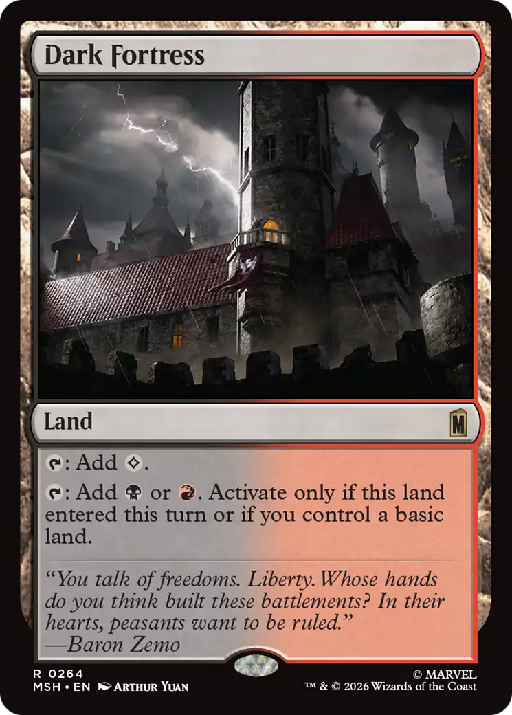 Dark Fortress [Marvel Super Heroes] | Tabernacle Games