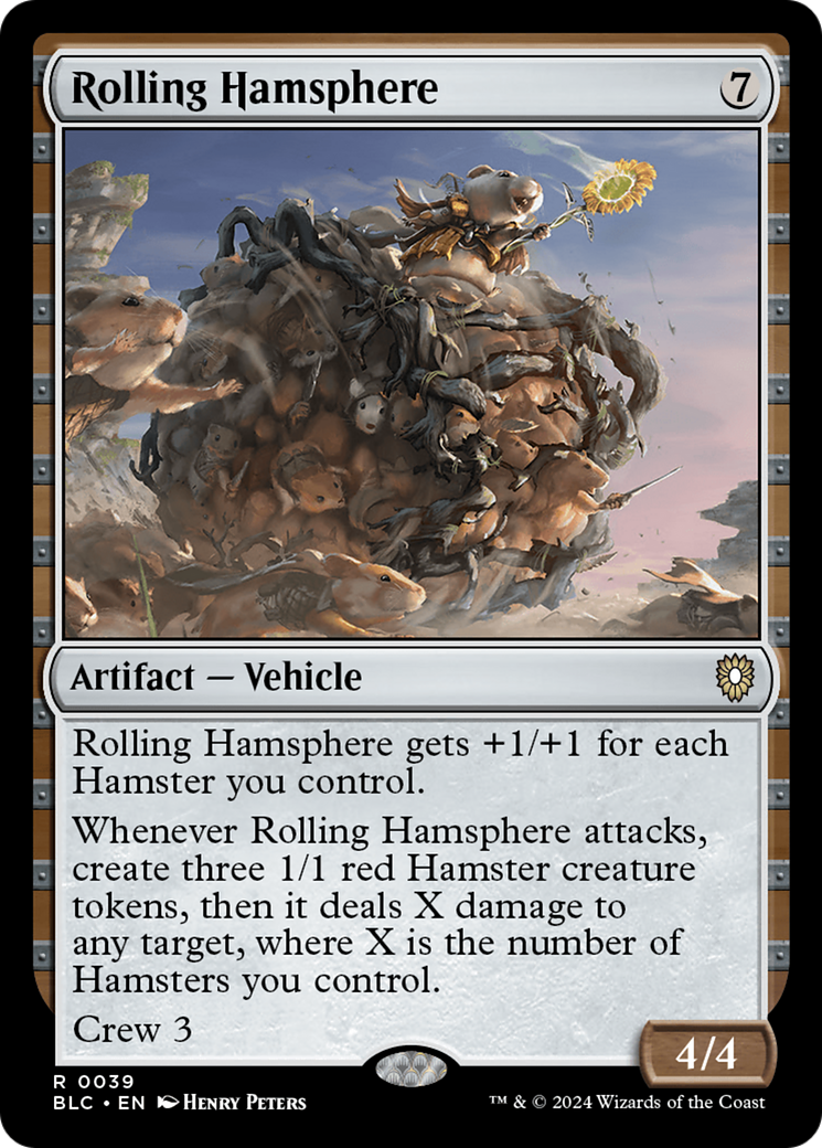 Rolling Hamsphere [Bloomburrow Commander] | Tabernacle Games