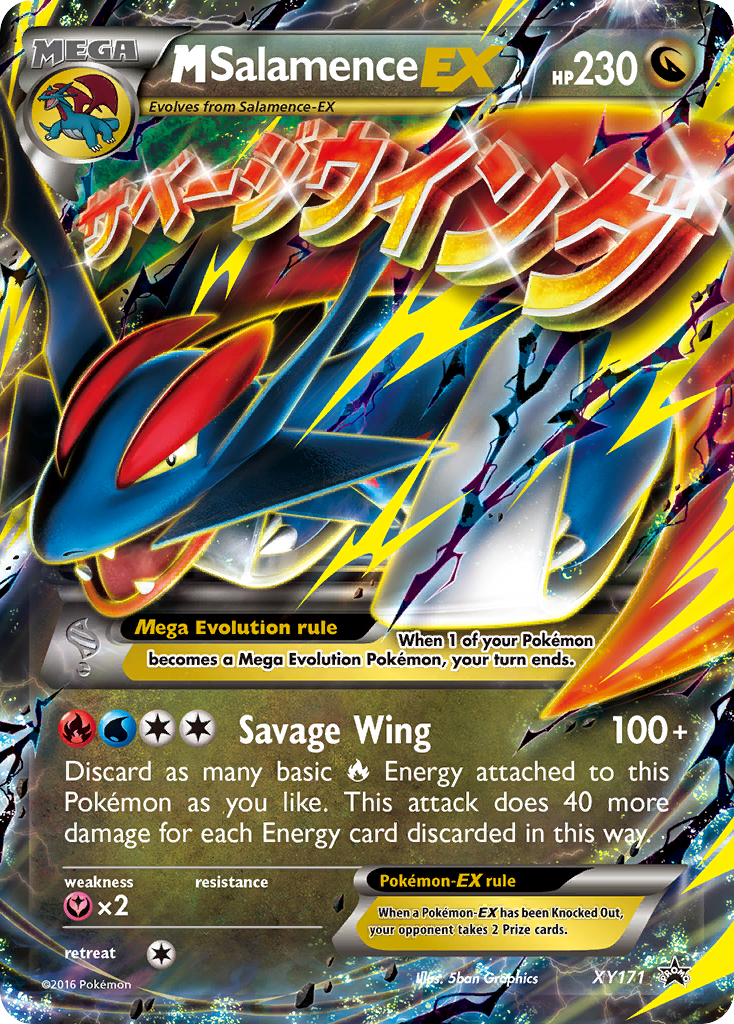 M Salamence EX (XY171) [XY: Black Star Promos] | Tabernacle Games