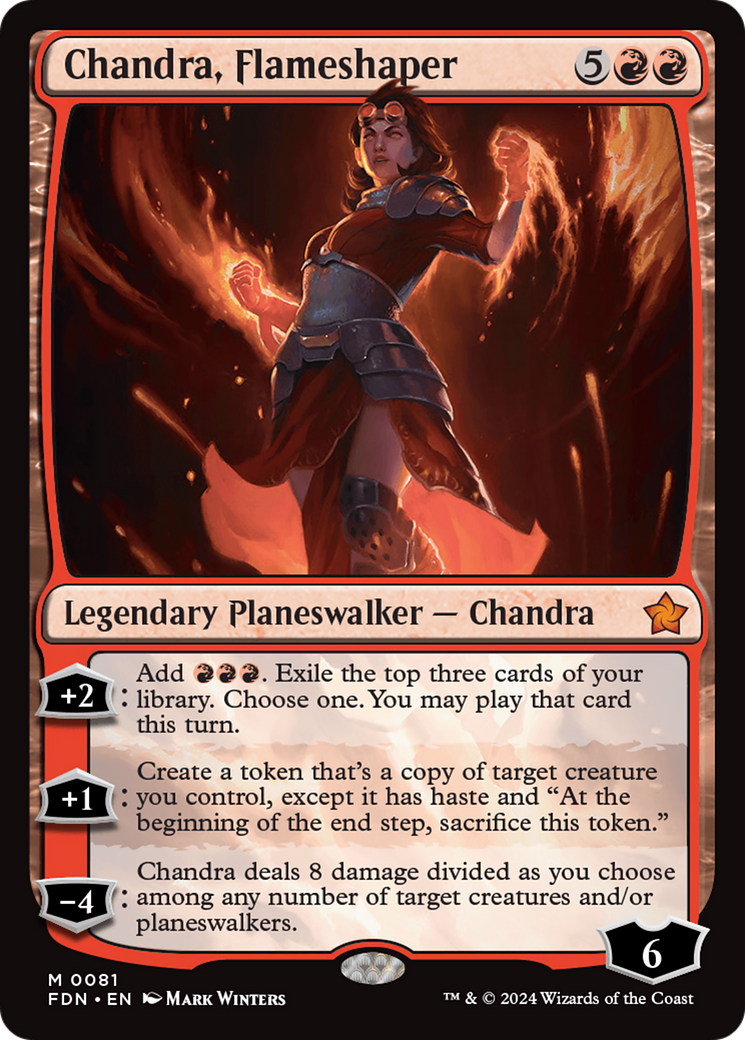 Chandra, Flameshaper [Foundations] | Tabernacle Games