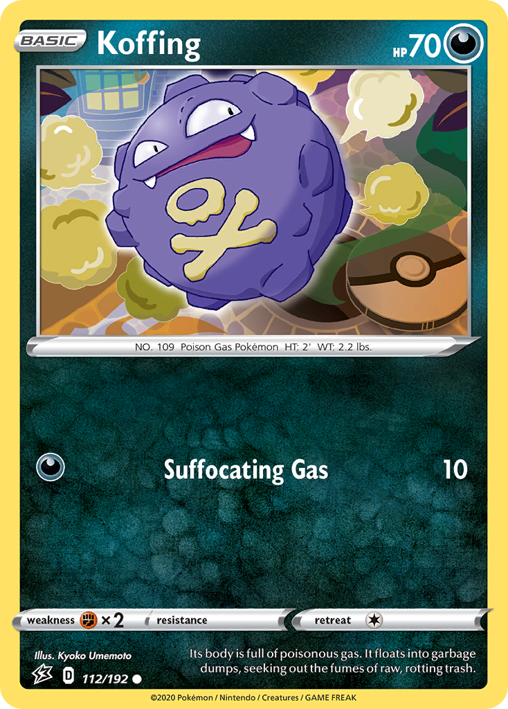 Koffing (112/192) [Sword & Shield: Rebel Clash] | Tabernacle Games