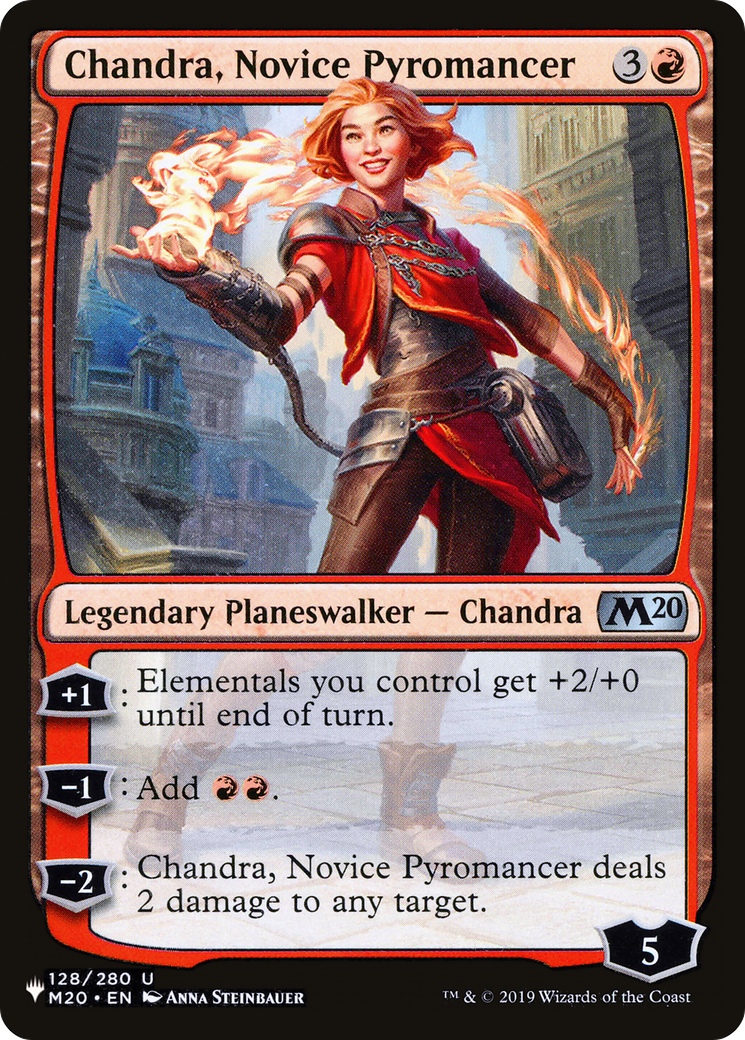 Chandra, Novice Pyromancer [The List Reprints] | Tabernacle Games