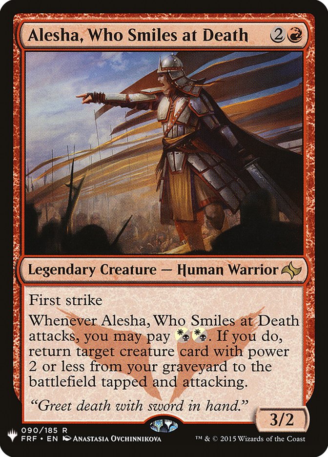 Alesha, Who Smiles at Death [The List] | Tabernacle Games