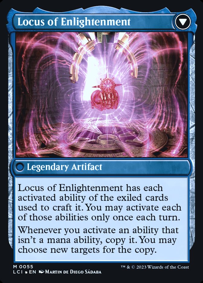 The Enigma Jewel // Locus of Enlightenment [The Lost Caverns of Ixalan Prerelease Cards] | Tabernacle Games