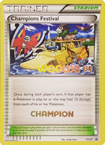 Champions Festival (XY27) (2014 Champion) [XY: Black Star Promos] | Tabernacle Games