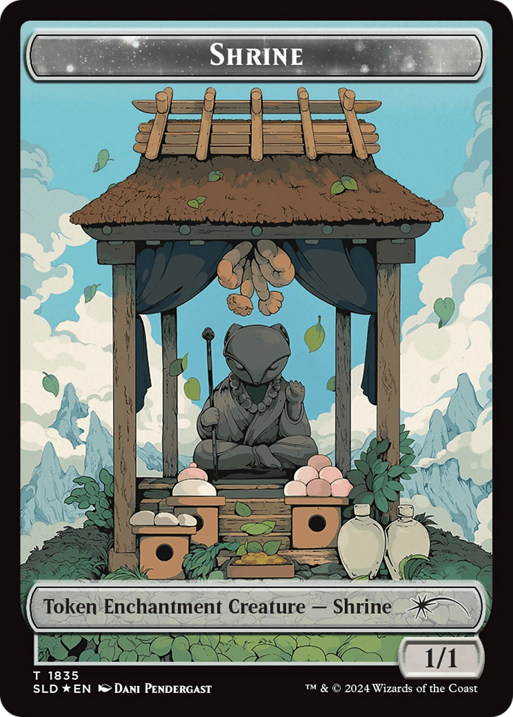 Shrine Token (Rainbow Foil) [Secret Lair: From Cute to Brute Tokens] | Tabernacle Games