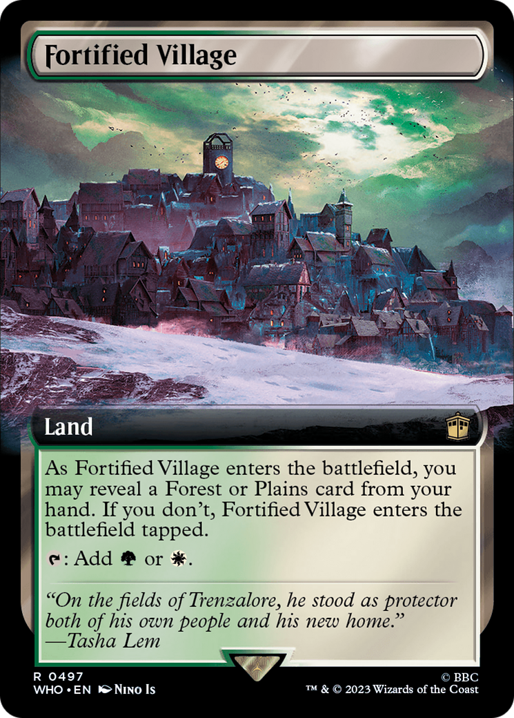 Fortified Village (Extended Art) [Doctor Who] | Tabernacle Games