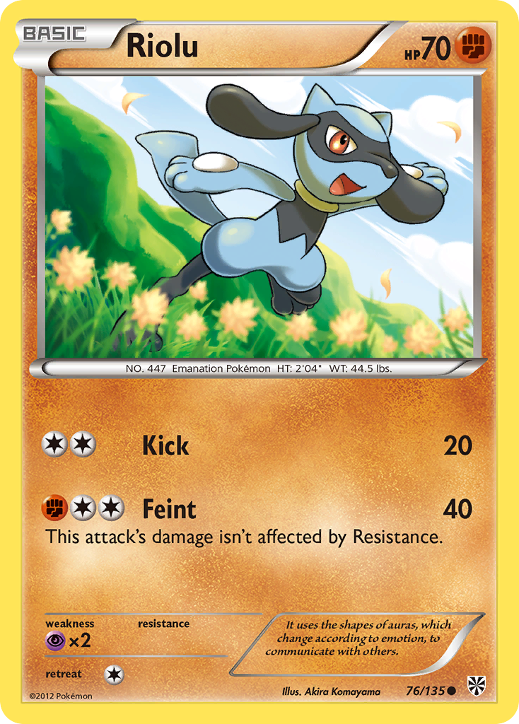 Riolu (76/135) [Black & White: Plasma Storm] | Tabernacle Games