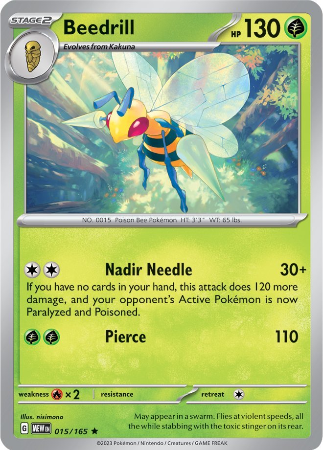 Beedrill (015/165) [Scarlet & Violet: 151] | Tabernacle Games