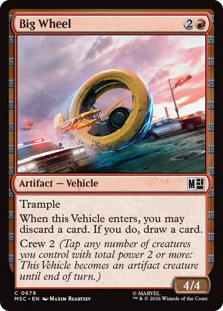 Big Wheel [Marvel Super Heroes Commander] | Tabernacle Games