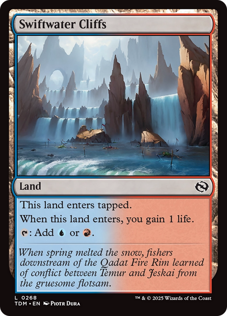 Swiftwater Cliffs [Tarkir: Dragonstorm] | Tabernacle Games