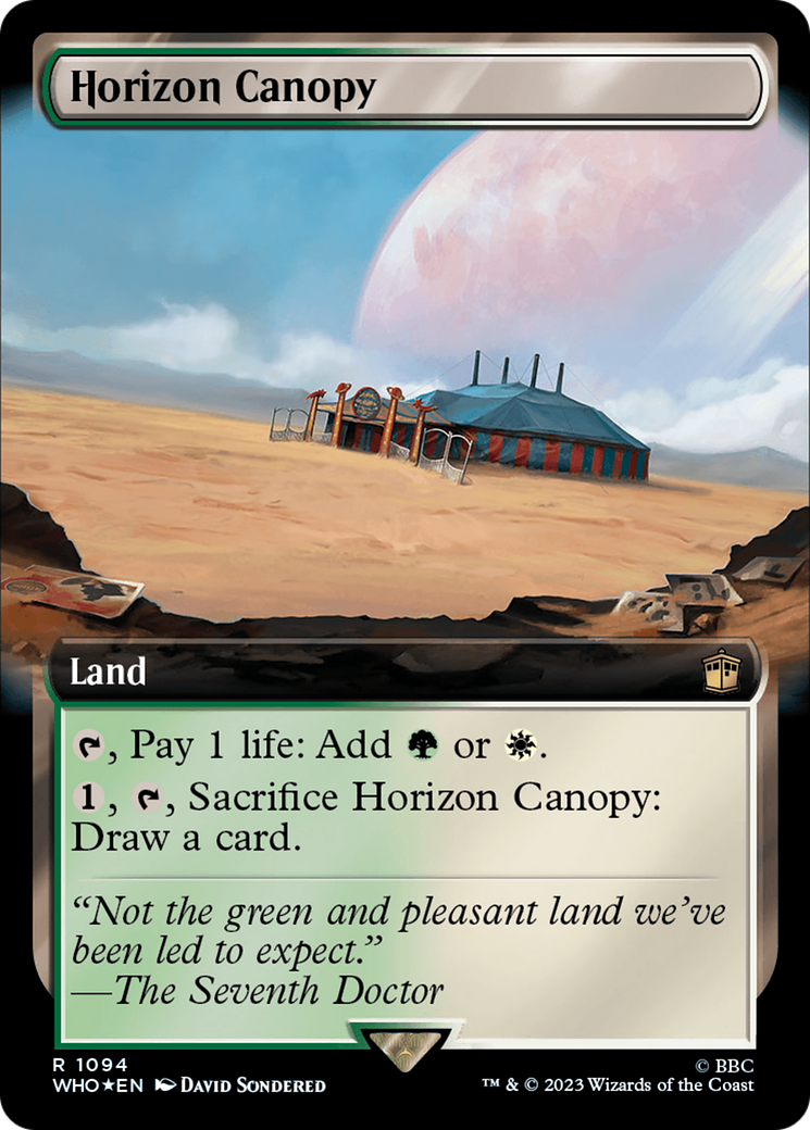 Horizon Canopy (Extended Art) (Surge Foil) [Doctor Who] | Tabernacle Games