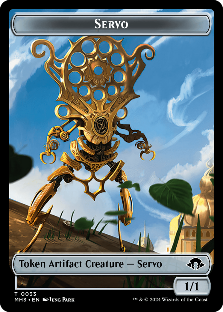 Energy Reserve (Ripple Foil) // Servo Double-Sided Token [Modern Horizons 3 Tokens] | Tabernacle Games