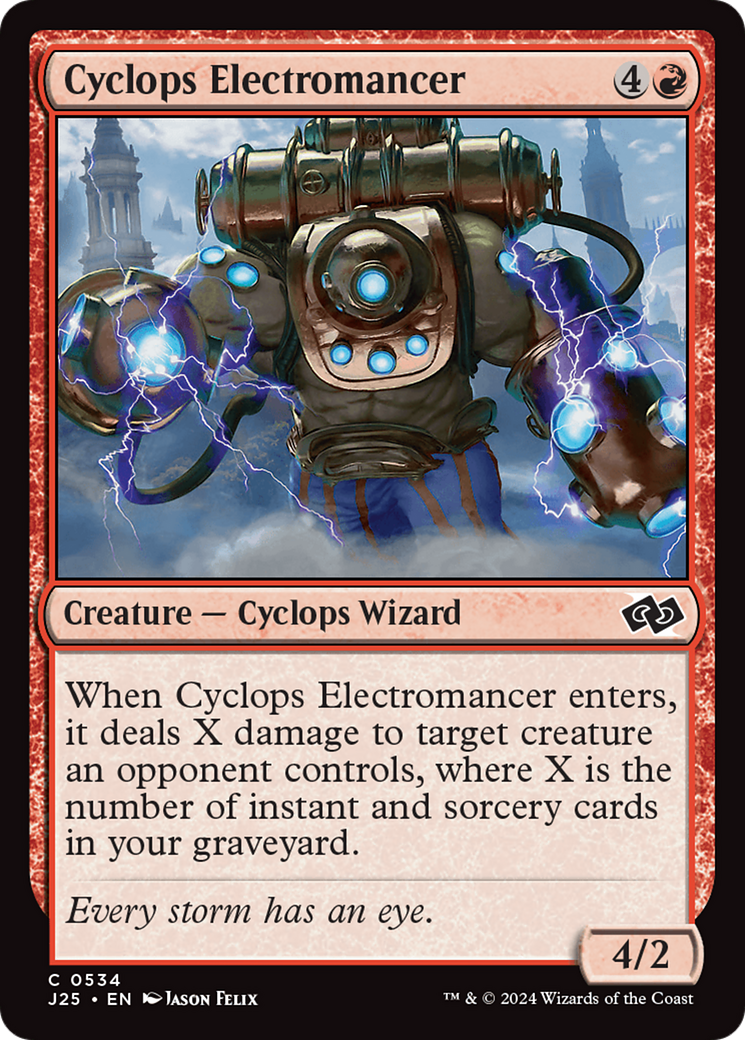 Cyclops Electromancer [Foundations Jumpstart] | Tabernacle Games