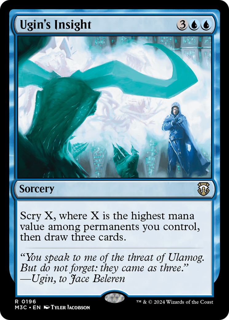 Ugin's Insight (Ripple Foil) [Modern Horizons 3 Commander] | Tabernacle Games