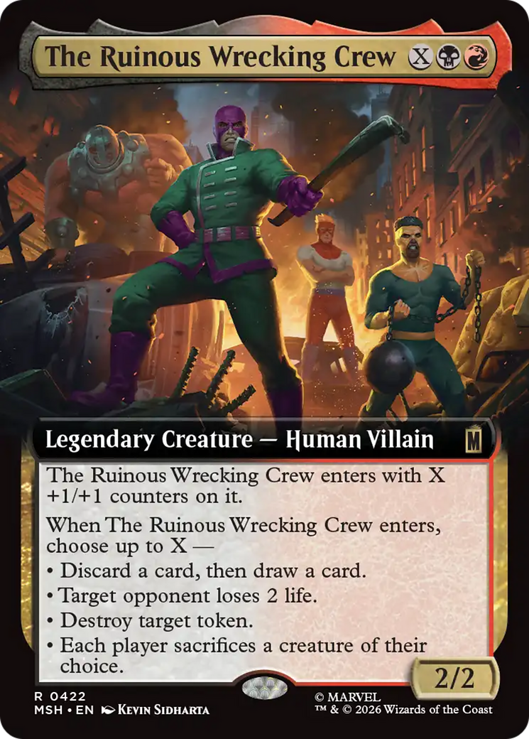 The Ruinous Wrecking Crew (Extended Art) [Marvel Super Heroes] | Tabernacle Games